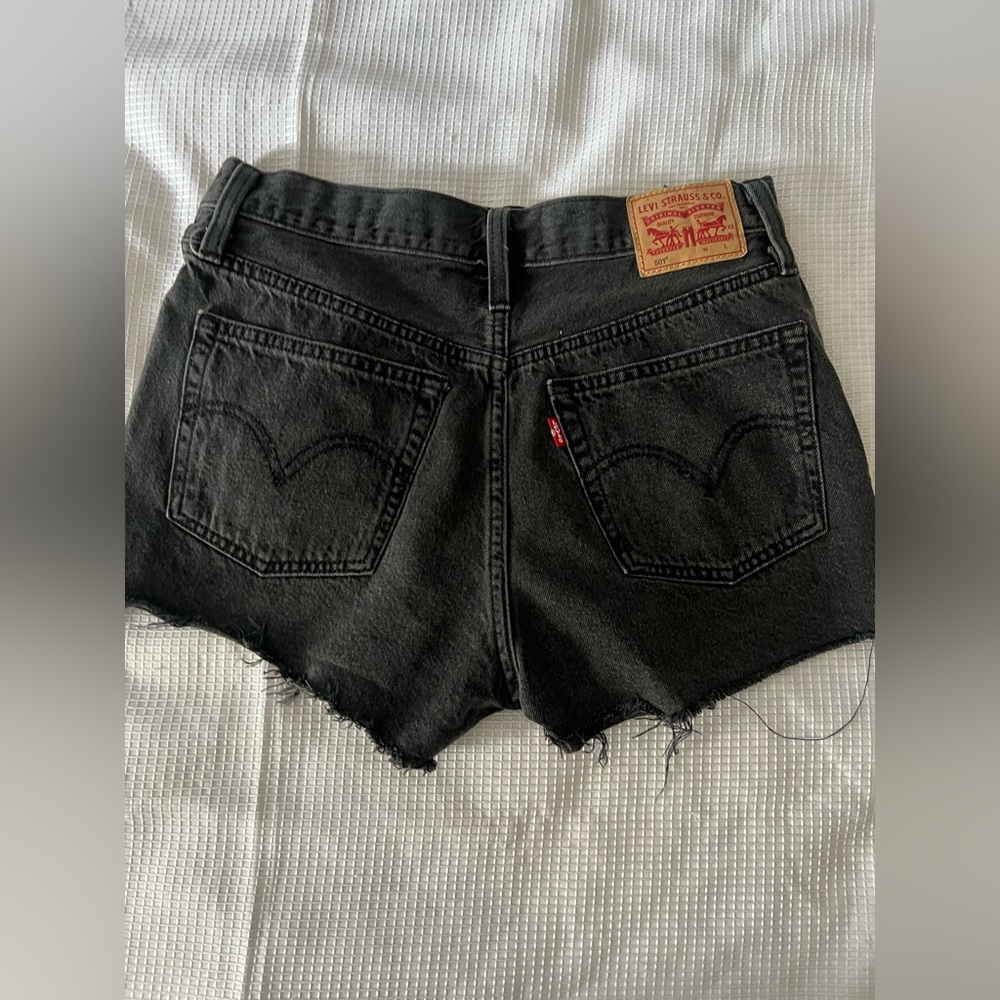 Levi's Charcoal Jean Shorts for Women